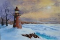 Majakan talvi 20x30 akryyli v. 2024