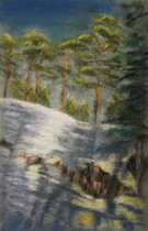 Kalliolla kukkulalla