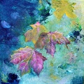 Vaahteran hetki 30 x 30 akryyli v.2019