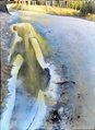 Lätäkkölady 40 x 30 akryyli v.2020
