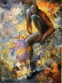 Cupido 40 x 30 akryyli v. 2023