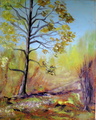 Alussa oli kevät 50 x 40
