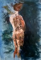 Malli/palettiveitsellä 40 x 29