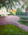 Annalan puutarhan syksy 50 x 40 öljy